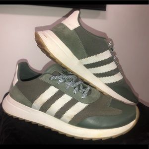 Army Green Adidas Sneakers